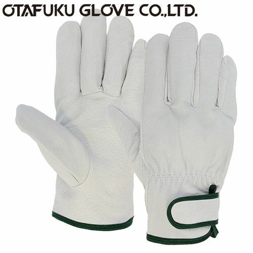 おたふく手袋 革手袋 軽量 通気【まもる君】
