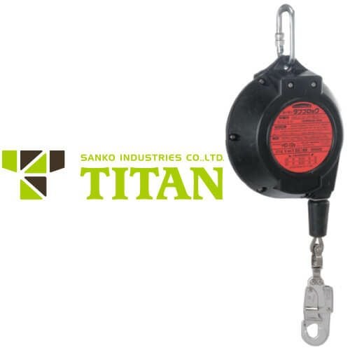 タイタン TITAN サンコー 安全ブロック ワイヤーロープ式 タフブロック