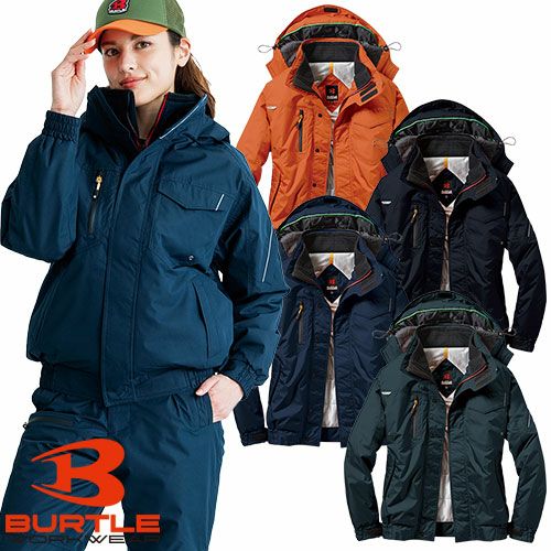バートル BURTLE 7210 ドカジャン ダウン 防寒ジャケット 軽量 防風
