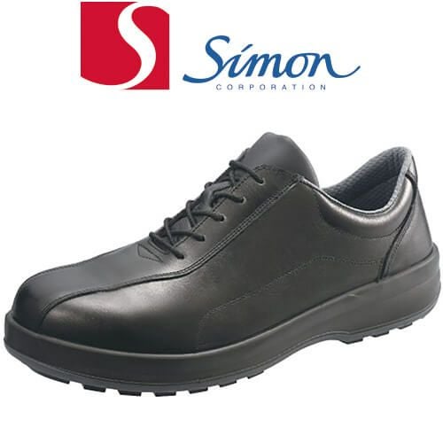安全靴 シモン Simon 8512黒C付 1702410 紐靴 JIS規格 | まもる君 作業