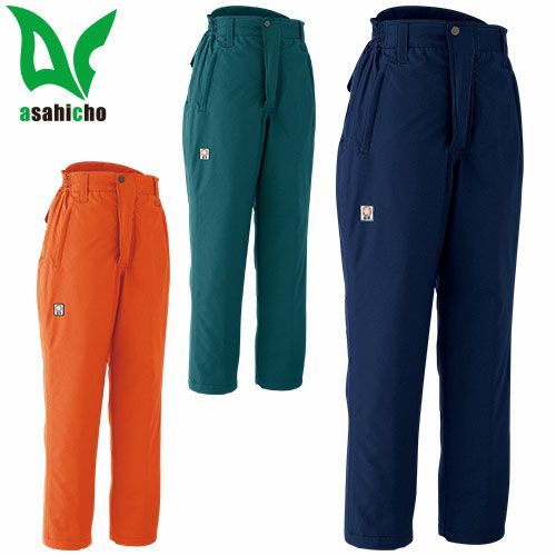 Asahicho 旭蝶繊維 防水極寒パンツ(ノータック脇シャーリング) 防寒