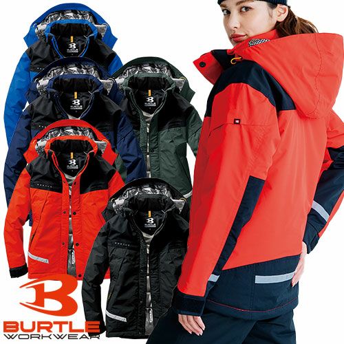 バートル BURTLE 7610 マウンテンパーカー ドカジャン 防風 防水 透湿