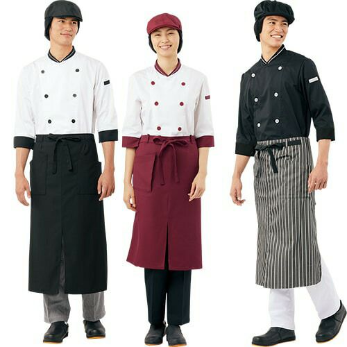 住商モンブラン コックコート 7分袖【まもる君】