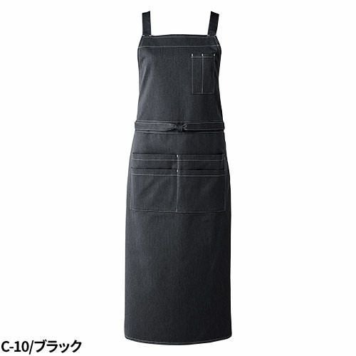 チトセ デニム エプロン T-8262【まもる君】