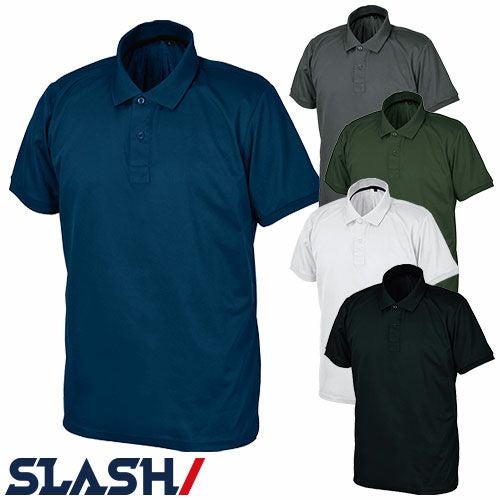 専用★新品上下Sサイズ半袖ポロシャツ+クイックドライスカート+モックT黄 作業服 ポロシャツ 半袖 シンメン クイックドライポロシャツ（ポケット