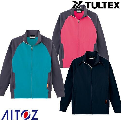 t*i様 ozworldさん着用　tuitaci ラッセルメッシュジャケット ジャージ AITOZ アイトス TULTEX ストレッチニットジャケット AZ-2877
