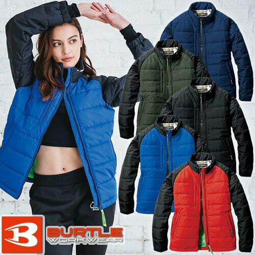 バートル BURTLE 7410 防寒ブルゾン ドカジャン ダウン 軽量