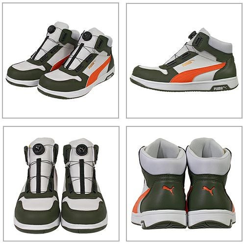 プーマ フロントコート ディスク MID 安全靴 ハイカット【まもる君】