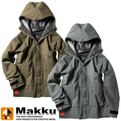 レインジャケット Makku マック ハードシェルプロテクトジャケット AS