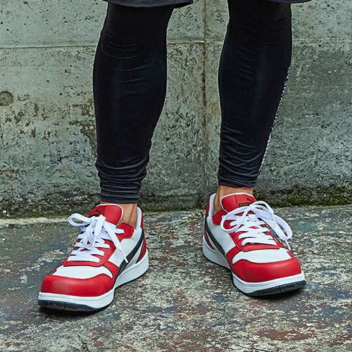 プーマ　安全靴　FRONTCOURT LOW レッド 28.0 PUMA フロントコート ロー FRONTCOURT LOW 安全靴 JSAA【まもる君】