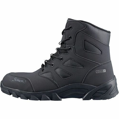 安全靴 simon 安全靴 ハイカット シモン Simon RS022 ブラック 2310560 紐靴 JSAA