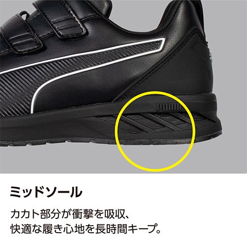 PUMA ライダー 2.1 ロー RIDER 2.1 LOW H&L 安全靴 JIS【まもる君】