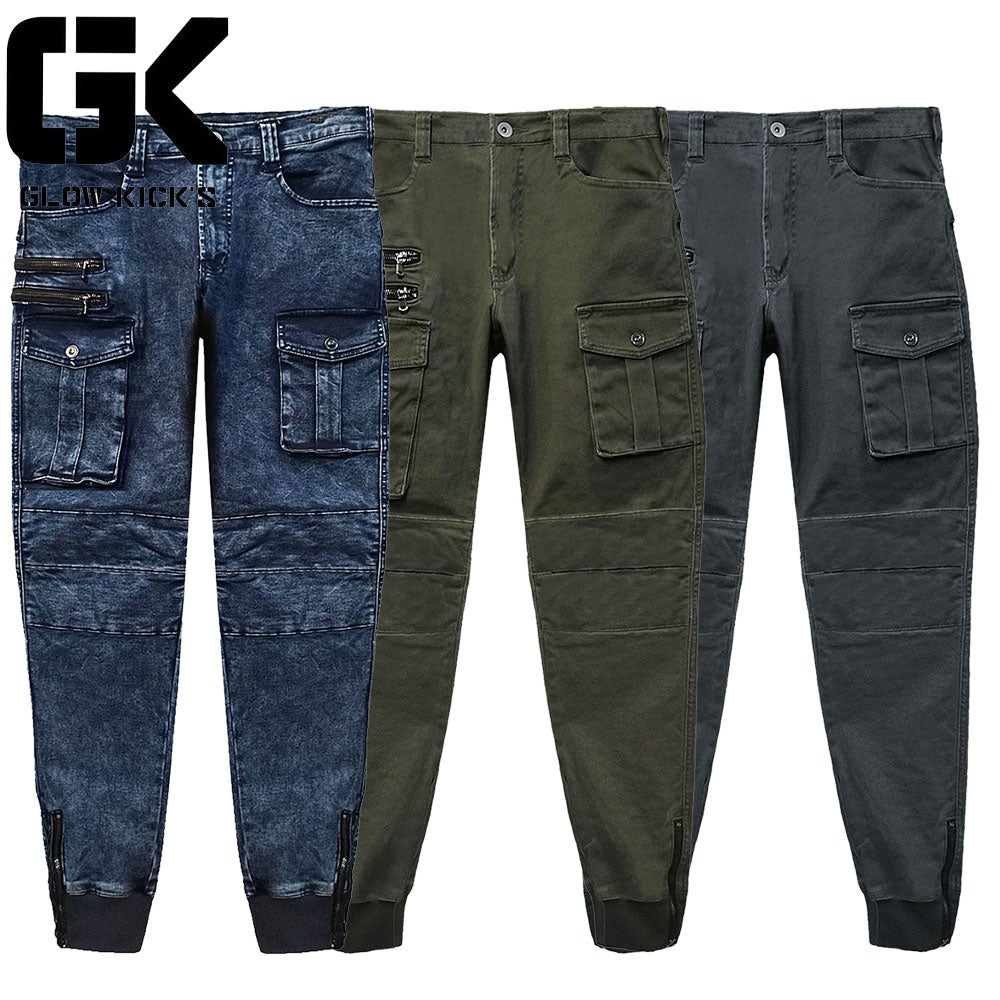 作業服 デニム ケイゾック K-ZOC GK(GLOWKICK'S)スリムパンツ GKW-2033