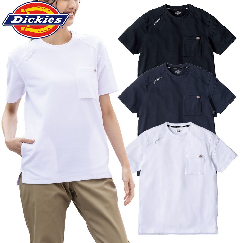 ディッキーズ T/C鬼鹿の子 半袖Tシャツ D-6017 通気【まもる君】