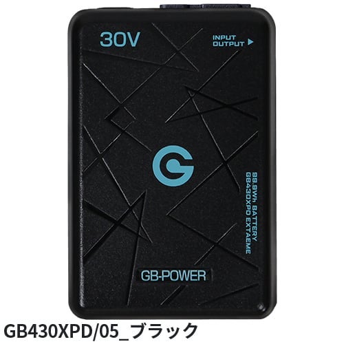 2026 長信ジャパン 30V 空調服　30V GB430 バッテリー　ブラック 長信ジャパン GB-POWER 30Vバッテリーセット 空調服【まもる君】