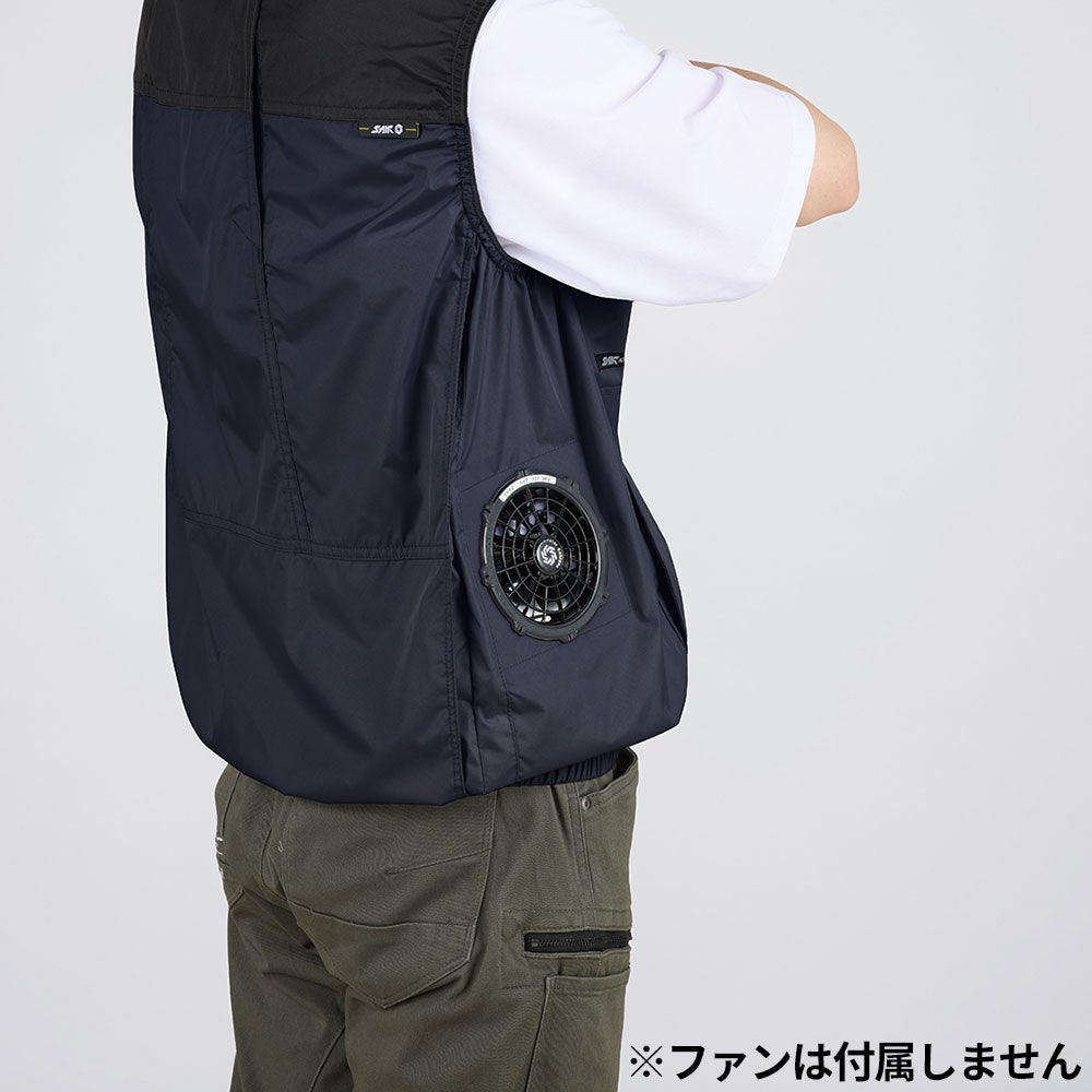 シンメン S-AIR サイドファンベスト 05612 空調服 軽量【まもる君】